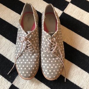 Gap polka dot Oxford flats